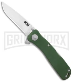 SOG Knives Twitch II Moss Spring Assisted Knife - Satin