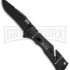 SOG Knives Trident Elite Spring Assisted Knife - Black Plain 5 SOG Knives Trident Elite Spring Assisted Knife - Black Plain -Kershaw Sale Store SOG trident elite clip point black TF102 BHQ 21597 er large