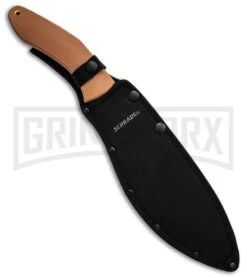 Schrade 17" Machete Brown Rubber Fixed Blade - Black Plain (Box) -Kershaw Sale Store Schrade 17in Machete Box New 2020 BHQ 113759 td sheath jr large 1