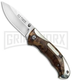 Old Timer 1084273 Ironwood Spring Assisted Knife - Satin Plain