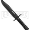 Schrade Combat Knife Black TRP Fixed Blade - Black Serr 5 Schrade Combat Knife Black TRP Fixed Blade - Black Serr -Kershaw Sale Store Schrade Combat Bayo Black SCHF6BFCP BHQ 62048 jr knife large