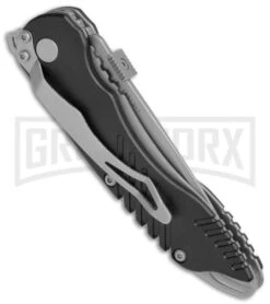 Schrade Knives Extreme Survival Black ABS Spring Assisted Knife - Bead Blast -Kershaw Sale Store Schrade Extreme Survival Black ABS BB SCHA1 BHQ 2830 jr side large