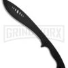 Schrade Large Kukri Machete Black Rubber Fixed Blade - Black Plain 2 Schrade Large Kukri Machete Black Rubber Fixed Blade - Black Plain -Kershaw Sale Store Schrade Large Kukri Machete BHQ 119709 td large