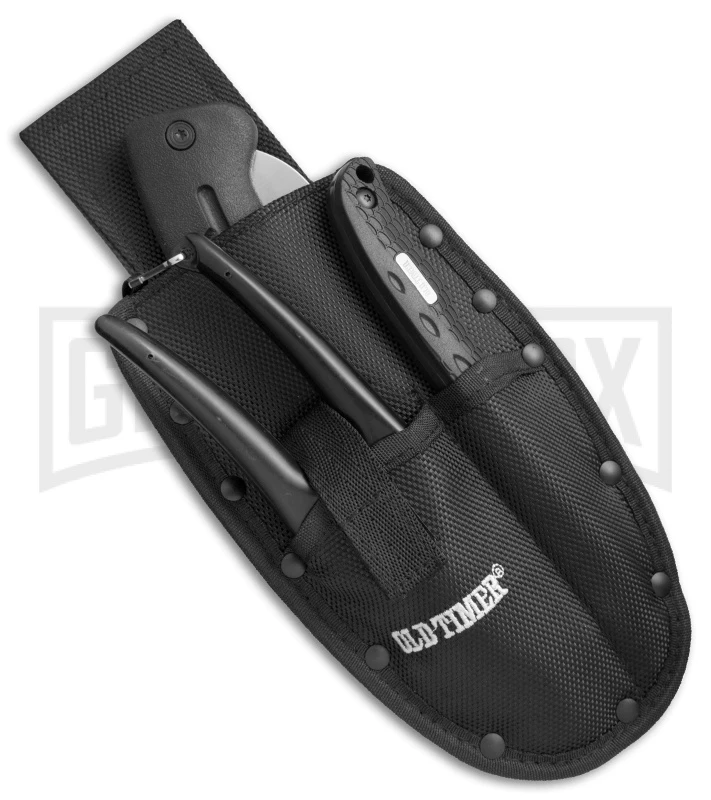 Schrade Old Timer Hunt Prep Kit Fixed Blade W/ Folding Saw & Pruner 2 Schrade Old Timer Hunt Prep Kit Fixed Blade W/ Folding Saw & Pruner - Image 2