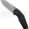 Schrade Black MAGIC Spring Assisted Knife - Bead Blast Plain -Kershaw Sale Store Schrade SCHA5 CP SA BB BHQ 16442 jr large