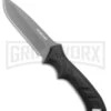 Schrade SCHF31 Fixed Blade Knife - Gray Plain -Kershaw Sale Store Schrade SCHF31 DP Fixed Blade Black TPE Gray BHQ 28765 jr large