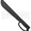 Schrade Small Outback Machete Black Fixed Blade Knife - Black Plain -Kershaw Sale Store Schrade Small Outback Machete Black SCHMACH18 BHQ 62064 jr large