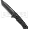 Schrade Regime Black G-10 Tanto Fixed Blade Knife - Black Plain -Kershaw Sale Store Schrade Tanto Fixed AUS 8 Steel Balck G 10 Black BHQ 125128 jr large