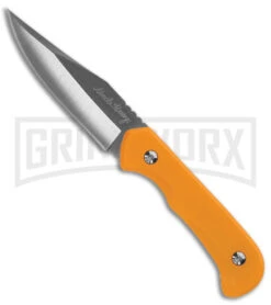 Schrade Uncle Henry Orange Bowie Knife & Skinner Knife & Ferro Rod - 3 Piece -Kershaw Sale Store Schrade Uncle Henry 2 Piece Bowie Skinner Orange BHQ 175230 jr bowie large