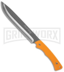 Schrade Uncle Henry Orange Bowie Knife & Skinner Knife & Ferro Rod - 3 Piece -Kershaw Sale Store Schrade Uncle Henry 2 Piece Bowie Skinner Orange BHQ 175230 jr skinner large