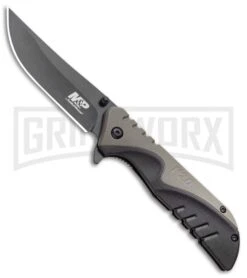 M&P M2.0 U.G. OD Overmold Spring Assisted Knife - Black Plain 1100042