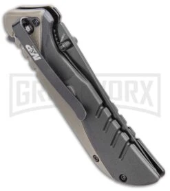 M&P M2.0 U.G. OD Overmold Spring Assisted Knife - Black Plain 1100042 -Kershaw Sale Store Smith and Wesson MP M2.0 U.G. Liner Lock Knife OD Overmold Black BHQ 93640 kp side large