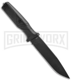 Smith & Wesson Search & Rescue 1100070 Black Fixed Blade Knife - Black Serr 5 Smith & Wesson Search & Rescue 1100070 Black Fixed Blade Knife - Black Serr -Kershaw Sale Store Smith and Wesson Search and Rescue Black Black Serr 1100070 BHQ 93656 jr spine large