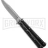 Legion Black Micarta Butterfly Knife W/ ABS Sheath -Kershaw Sale Store Sultan butterfly gbs50 large