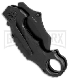 Tac-Force Karambit Black G-10 Spring Assisted Knife - Black Plain -Kershaw Sale Store Tac Force Karambit Black G 10 SA Black TFE A021 BK BHQ 77088 jr side large