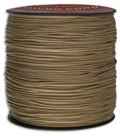 Tan Nylon Micro Cord Paracord (1000')