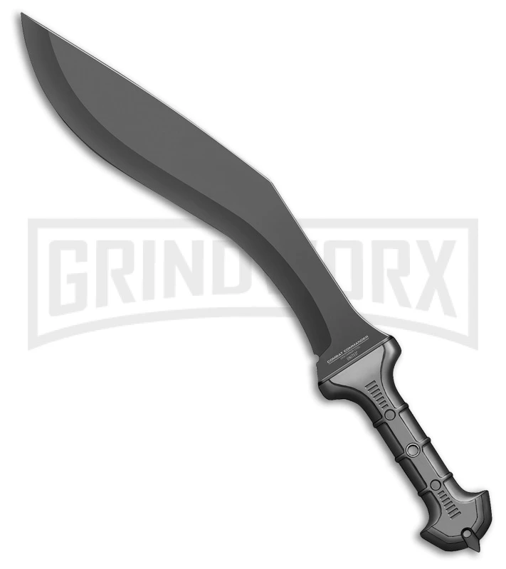 United Cutlery Combat Commander Gladius Black TPR Fixed Blade Knife - Black 1 United Cutlery Combat Commander Gladius Black TPR Fixed Blade Knife - Black