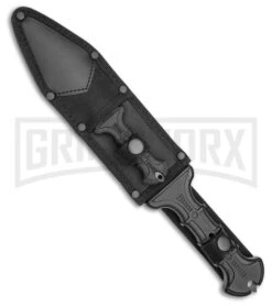 United Cutlery Commander Gladius Black FRN Combat Knife Set Of 2 - Black Plain -Kershaw Sale Store United Cutlery Commander Gladius Black FRN Combat Knife set of 2 black plain BHQ 70769 er sheath large