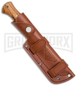 United Cutlery Bushmaster Explorer Wood Fixed Blade Knife - Gray Plain -Kershaw Sale Store United cutlery bushmaster exporer wood BHQ 90213 jr sheath large