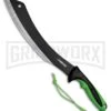 Z-Hunter A La Batalla Machete Fixed Blade Knife - Two-Tone Plain -Kershaw Sale Store Z Hunter A La Batalla Machete Green TT BP 22783 jr large