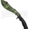 Z-Hunter Devastation Black Machete Fixed Blade Knife - Green Plain -Kershaw Sale Store Z Hunter Devastation Machete Green BP 22769 jr large