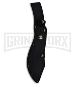 Z-Hunter Devastation Black Machete Fixed Blade Knife - Green Plain -Kershaw Sale Store Z Hunter Devastation Machete Green BP 22769 jr sheath large