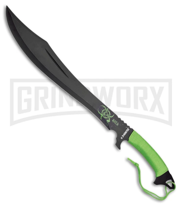 Z-Hunter El Fin Green Machete - Black Plain 1 Z-Hunter El Fin Green Machete - Black Plain