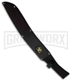 Z-Hunter Slicer Green Machete - Two-Tone Plain -Kershaw Sale Store Z Hunter Slicer Machete Green TT BP 22664 jr sheath large