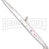 A.G.A. Campolin 9" Sicilian Ring Pull White Pearlex Automatic Knife - Bayonet 8 A.G.A. Campolin 9" Sicilian Ring Pull White Pearlex Automatic Knife - Bayonet -Kershaw Sale Store aga campolin sicilian ring pull white pearlex large