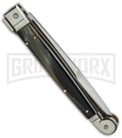 A.G.A. Campolin 9" Sicilian Brazilian Horn Picklock Automatic Knife - Bayonet -Kershaw Sale Store aga sicilian braz pick side cm large