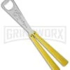 BB Barfly Yellow Bottle Opener Butterly Trainer - Satin 5 BB Barfly Yellow Bottle Opener Butterly Trainer - Satin -Kershaw Sale Store bbbarfly butterfly bottle opener yellow large