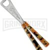 BB Barfly Orange Camo Bottle Opener Butterfly Trainer -Kershaw Sale Store bbbarfly camo orange bottle opener large