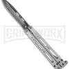 Bear OPS Bear Song IV Balisong Butterfly Knife - Damascus Plain -Kershaw Sale Store bear ops b 400 ld 36003 cm large