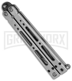 Bear OPS Bear Song IV Balisong Butterfly Knife - Damascus Plain -Kershaw Sale Store bear ops b 400 ld 36003 side cm large
