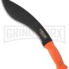 Biohazard Survival Kukri Orange Fixed Blade Knife - Black Serr -Kershaw Sale Store biohazard zombie survival gear fixed h 4858 or orange large