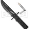 Black Legion Covert Combat Fixed Blade Knife - Black Plain -Kershaw Sale Store black legion bv214 bullet 2 cm large
