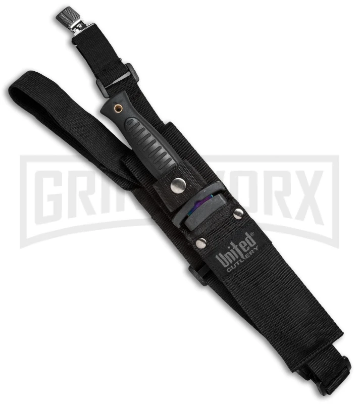 United Cutlery Black Combat Commander Boot Knife - Spectrum Plain 2 United Cutlery Black Combat Commander Boot Knife - Spectrum Plain - Image 2