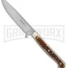 Boker Plus Stag Scout Fixed Blade Knife - Satin Plain -Kershaw Sale Store boker 02bo5721 stag scout fixed large