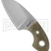 Boker VoxKnives Gnome Fixed Blade Knife - Satin Plain -Kershaw Sale Store boker fixed voxknives gnome 02bo270 large