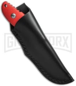 Boker Magnum Lil Red Fixed Blade Knife - Satin Plain -Kershaw Sale Store boker magnum 02sc214 sheath large