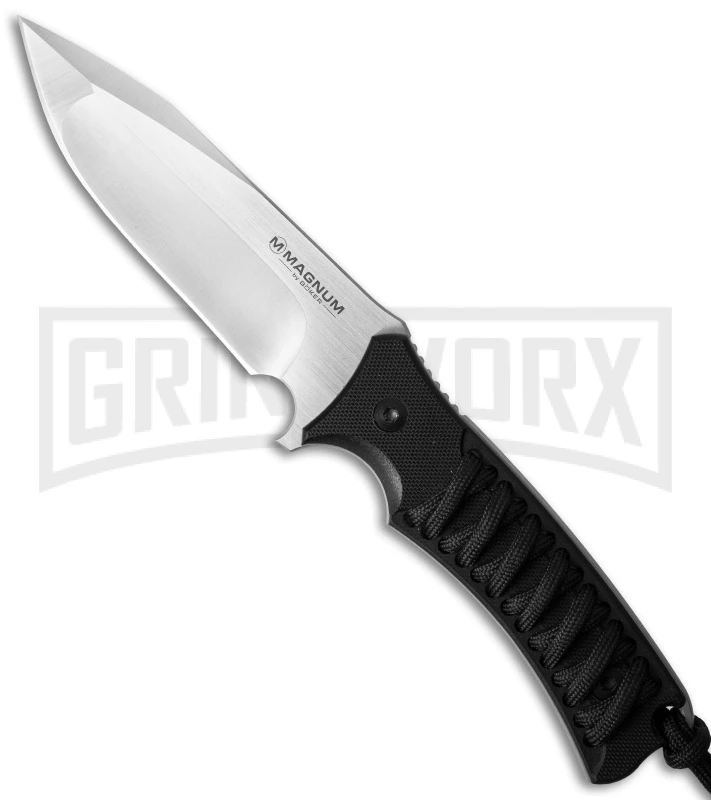 Boker Magnum Judge Fixed Blade Knife - Satin Plain 1 Boker Magnum Judge Fixed Blade Knife - Satin Plain