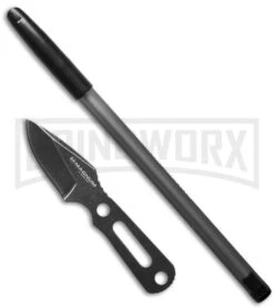 Boker Magnum Lil Friend Arrowhead Fixed Blade Knife - Black Plain -Kershaw Sale Store boker magnum 02sc754 size large