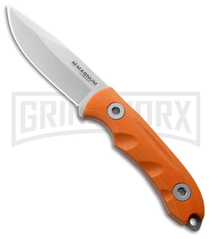 Boker Magnum Orange Outdoor Knife - Bead Blast Plain 1 Boker Magnum Orange Outdoor Knife - Bead Blast Plain