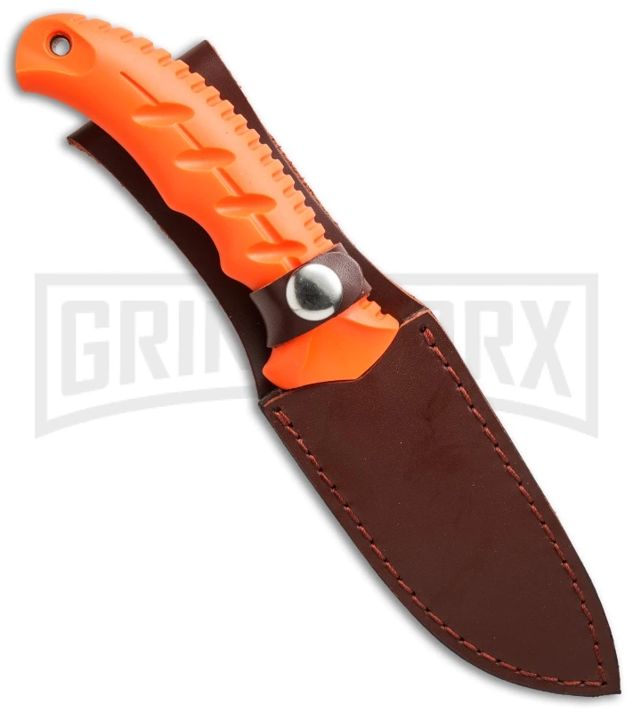 Boker Magnum Big Game Hunter Orange Fixed Blade Knife - Satin Plain 2 Boker Magnum Big Game Hunter Orange Fixed Blade Knife - Satin Plain - Image 2
