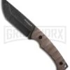 Boker Magnum Breacher Brown G-10 Fixed Blade - Smokewash Plain -Kershaw Sale Store boker magnum breacher fixed smokewash 02mb540 large