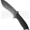Boker Magnum Khucom Fixed Blade Knife - Black Plain 3 Boker Magnum Khucom Fixed Blade Knife - Black Plain -Kershaw Sale Store boker magnum khucom 02mb523 large