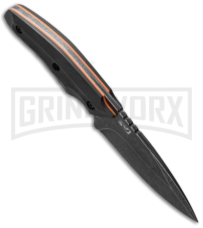 Boker Plus Mako Black G-10 Fixed Blade Knife - Stonewash Plain 2 Boker Plus Mako Black G-10 Fixed Blade Knife - Stonewash Plain - Image 2
