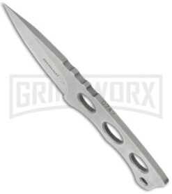 Boker Plus Mega Mini Neck Knife - Stonewash Plain -Kershaw Sale Store boker plus 02bo258 side large