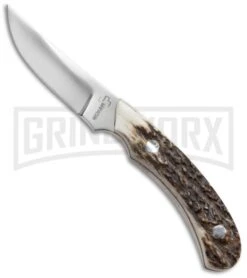 Boker Plus Cowboy Crossdraw Stag Fixed Blade Knife - Polish Plain