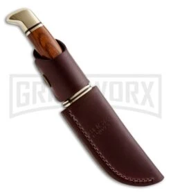 Buck Knives Buck 103 Skinner Dymondwood Fixed Blade Knife - Satin Plain -Kershaw Sale Store buck skinner 0103brs b sheath large